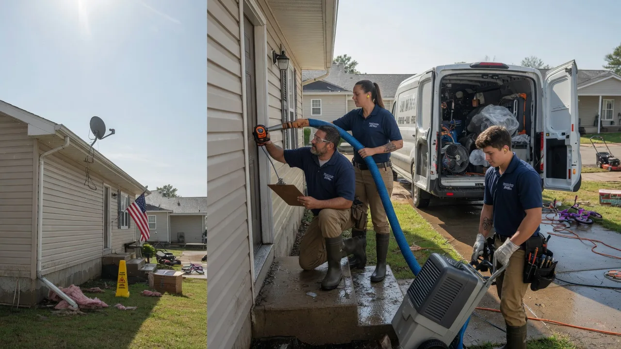 Ceiling Water Damage Restoration in York, ND near me